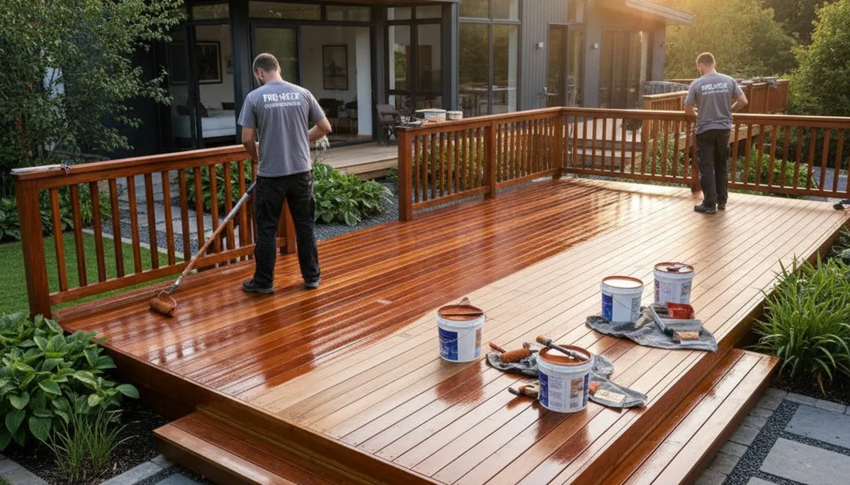 Professional deck staining and refinishing in Ogden, UT for durable outdoor wood protection
