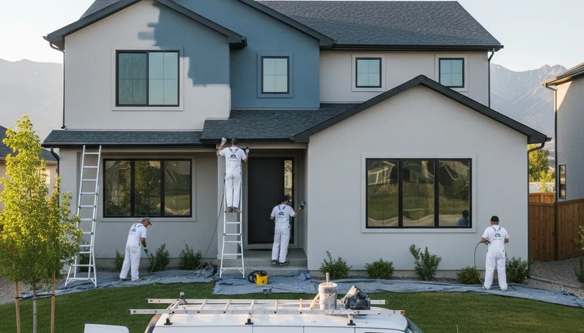 House painting service in Ogden, UT by professional painters for exterior and interior homes