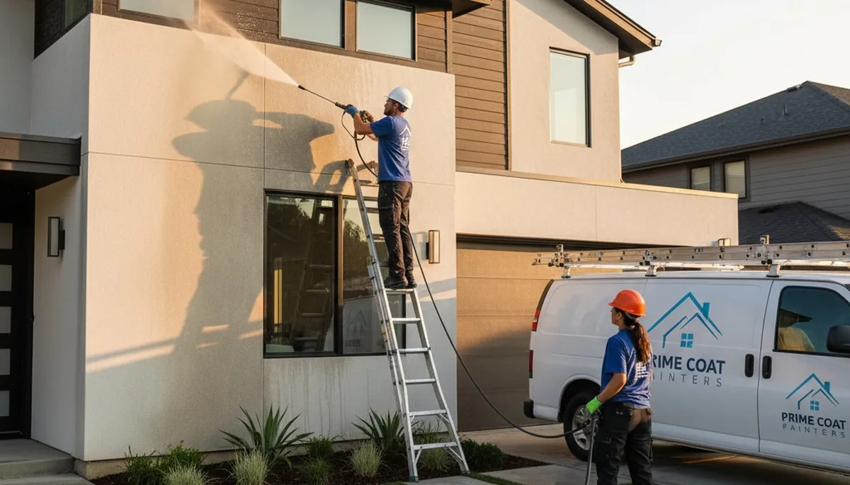 Professional pressure cleaning for home exteriors in Ogden, UT by expert house painters